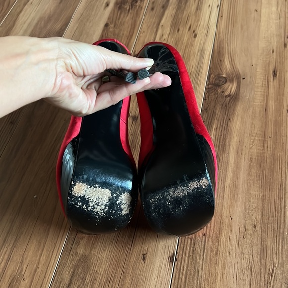 Bebe Platform Shoes. Comfortable Stripper shoes. Size 7 - Picture 5 of 5